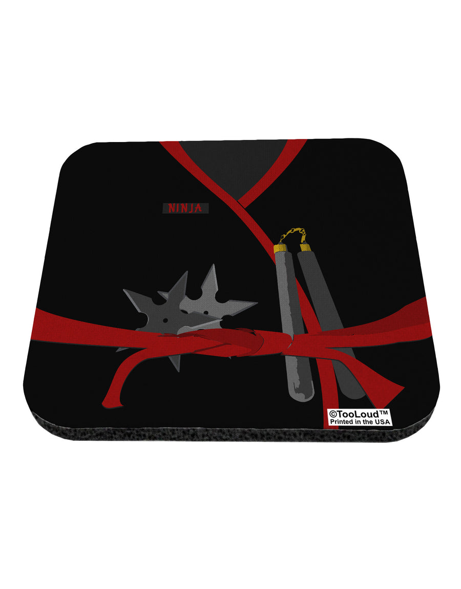 Ninja Red AOP Coaster All Over Print-Coasters-TooLoud-White-Davson Sales