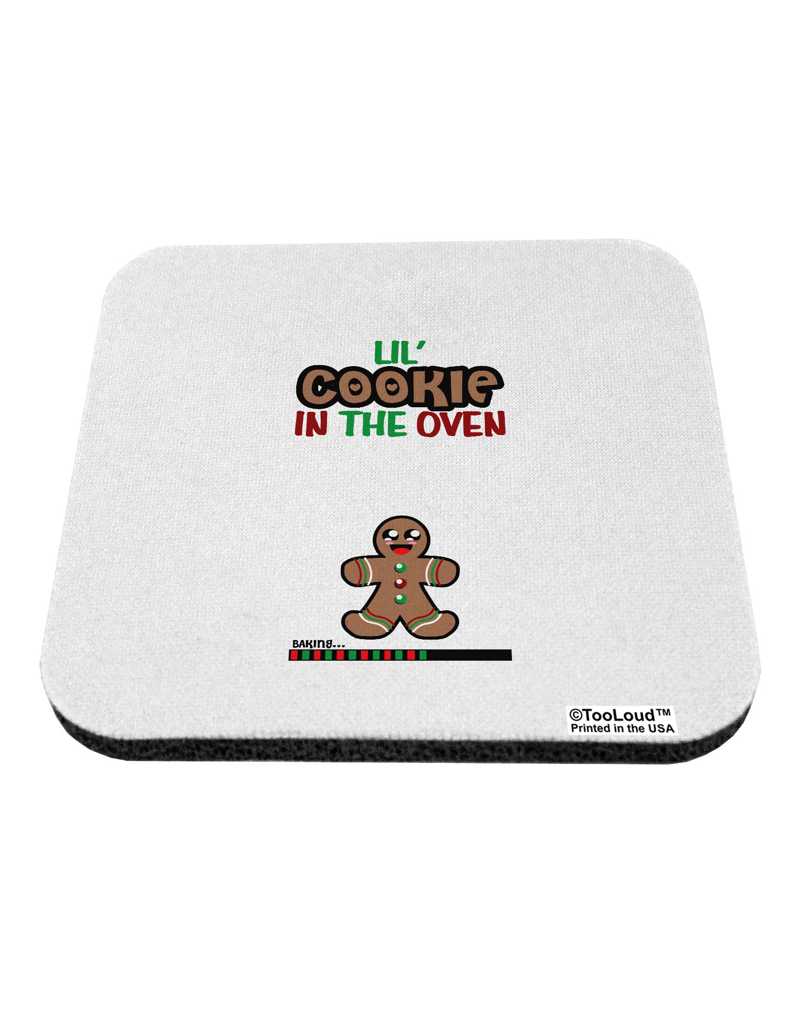 Lil Cookie In The Oven - Maternity AOP Coaster All Over Print-Coasters-TooLoud-1-Davson Sales