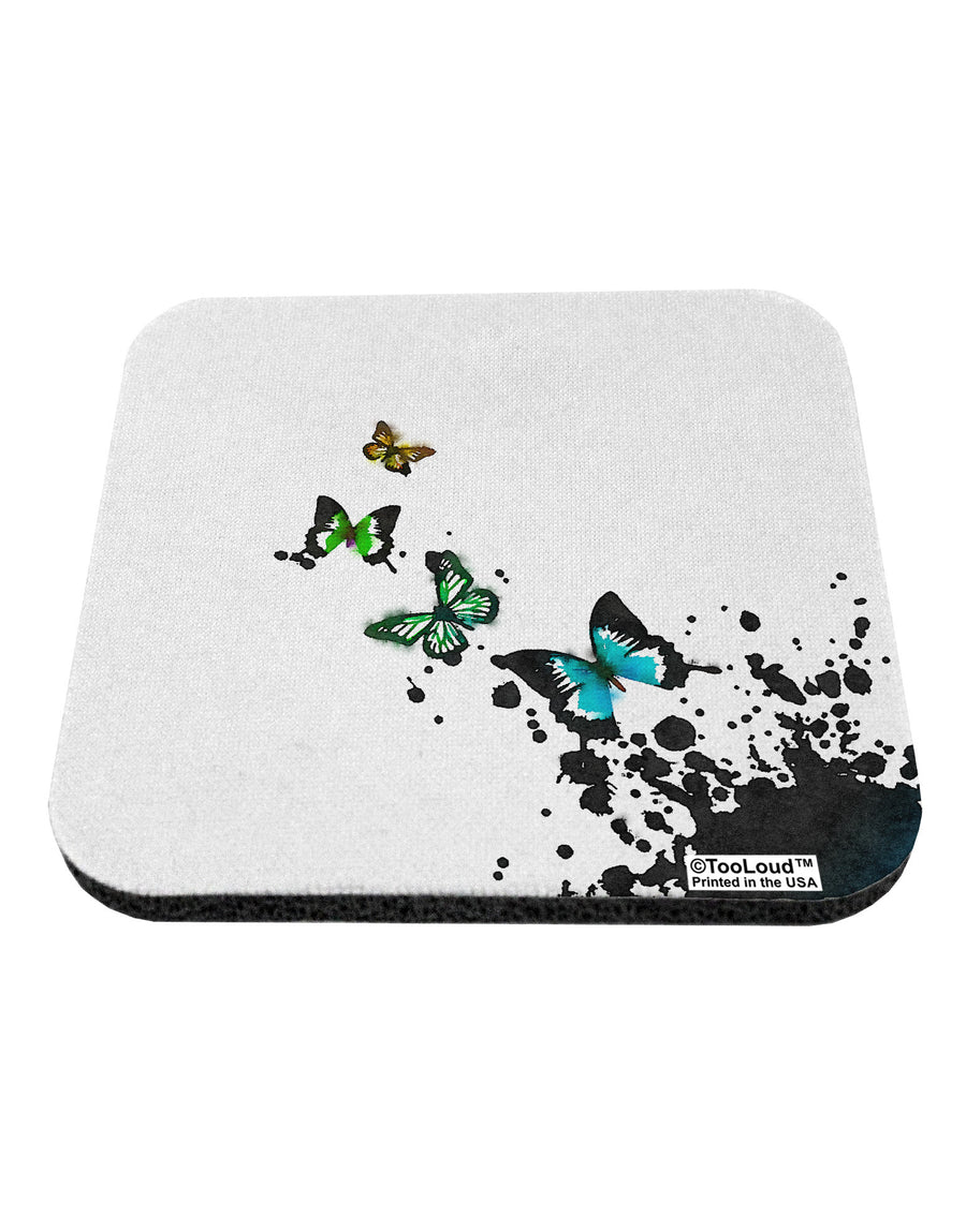 Splatter Butterflies AOP Coaster All Over Print-Coasters-TooLoud-1-Davson Sales