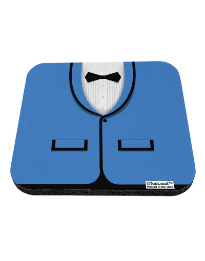 Blue Tuxedo Suit Costume Coaster All Over Print-Coasters-TooLoud-White-Davson Sales
