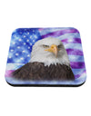 All American Eagle All Over Coaster All Over Print by TooLoud-Coasters-TooLoud-White-Davson Sales