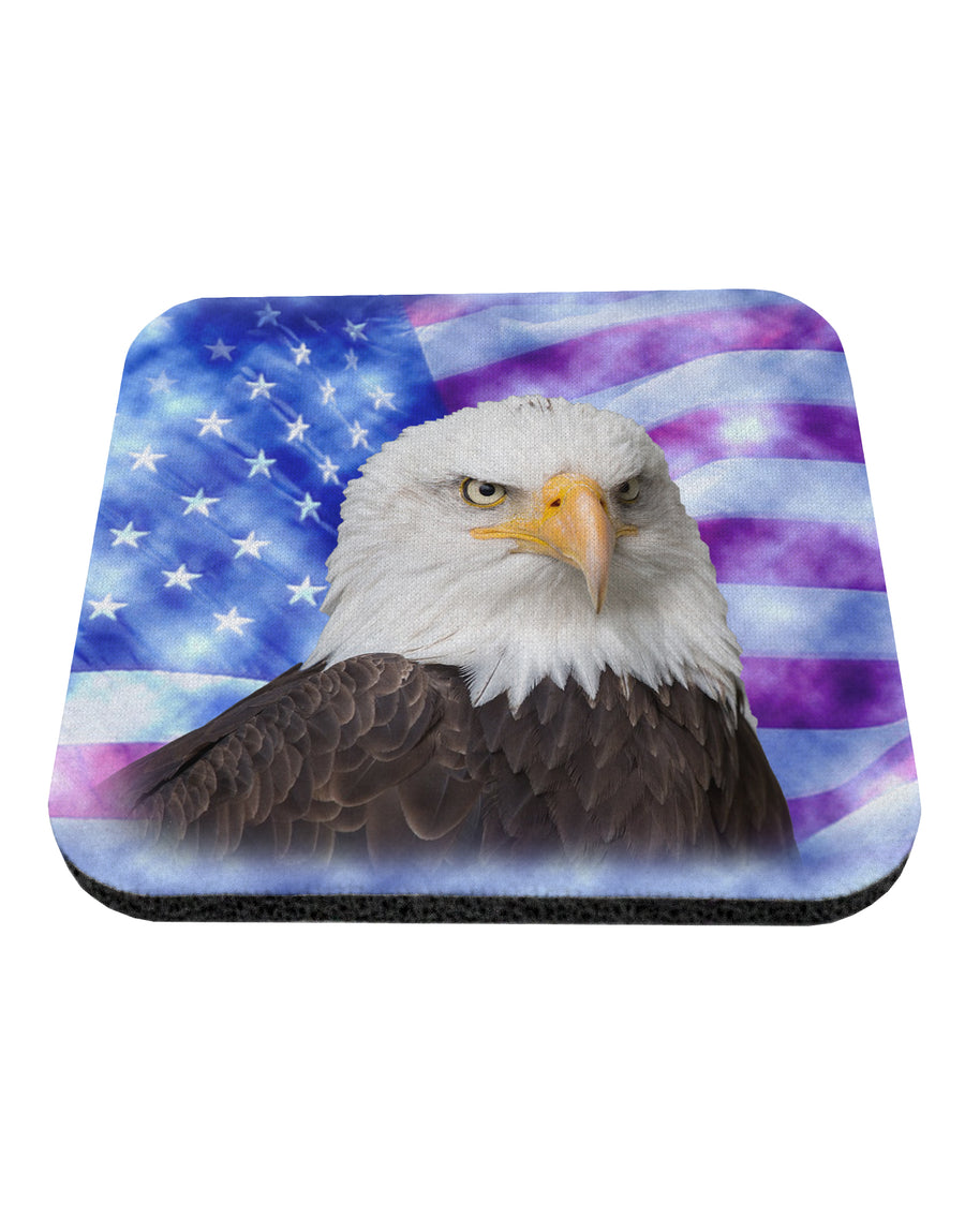 All American Eagle All Over Coaster All Over Print by TooLoud-Coasters-TooLoud-White-Davson Sales