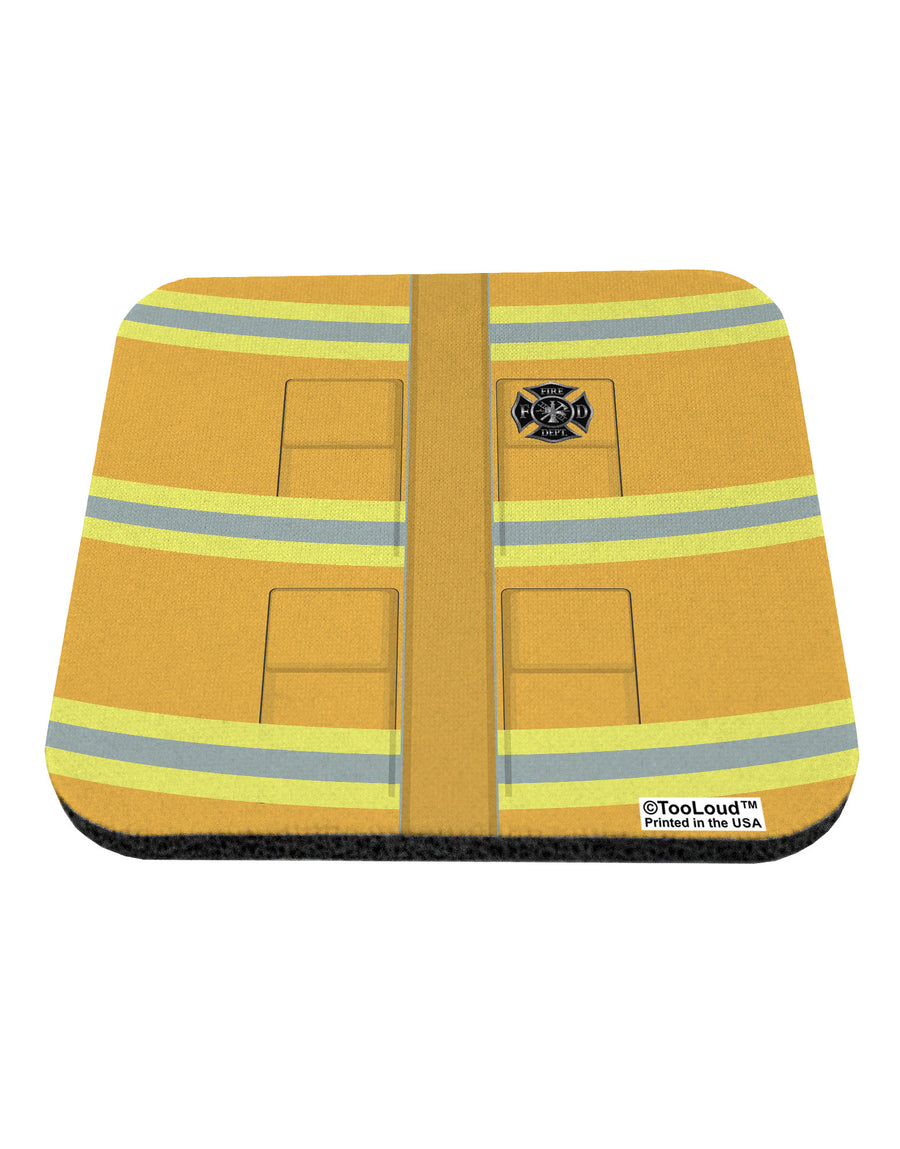 Firefighter Yellow AOP Coaster All Over Print-Coasters-TooLoud-White-Davson Sales