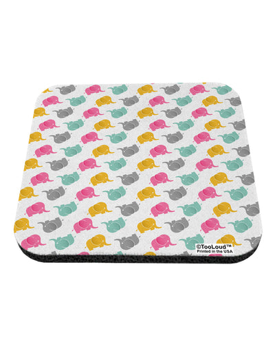 Cute Baby Elephants AOP Coaster All Over Print-Coasters-TooLoud-1-Davson Sales