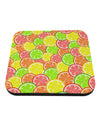 Colorful Citrus Fruits Coaster All Over Print-Coasters-TooLoud-White-Davson Sales