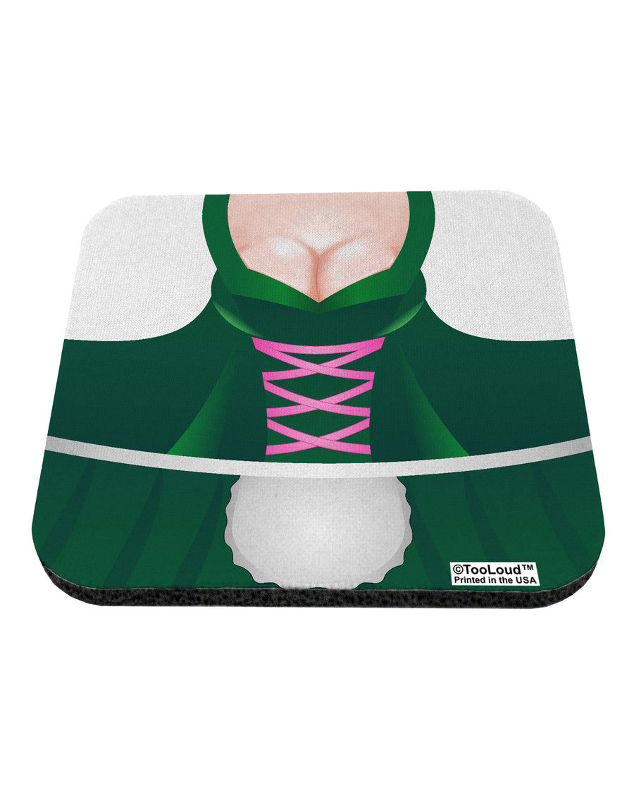 Sexy Dirndl Costume Green Coaster All Over Print by TooLoud-Coasters-TooLoud-1-Davson Sales