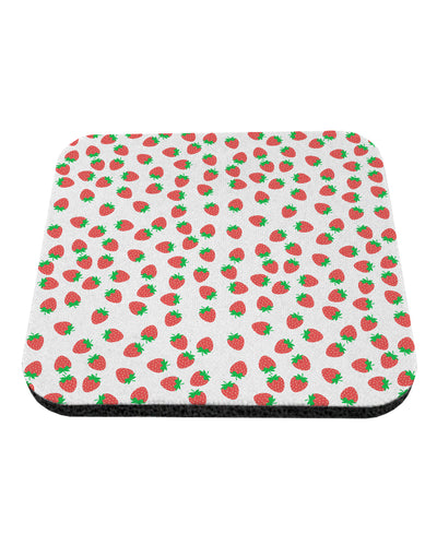 Strawberries Everywhere Coaster by TooLoud-Coasters-TooLoud-White-Davson Sales