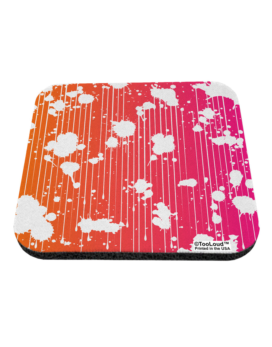 Splatter AOP - Orange Pink Coaster All Over Print-Coasters-TooLoud-1-Davson Sales