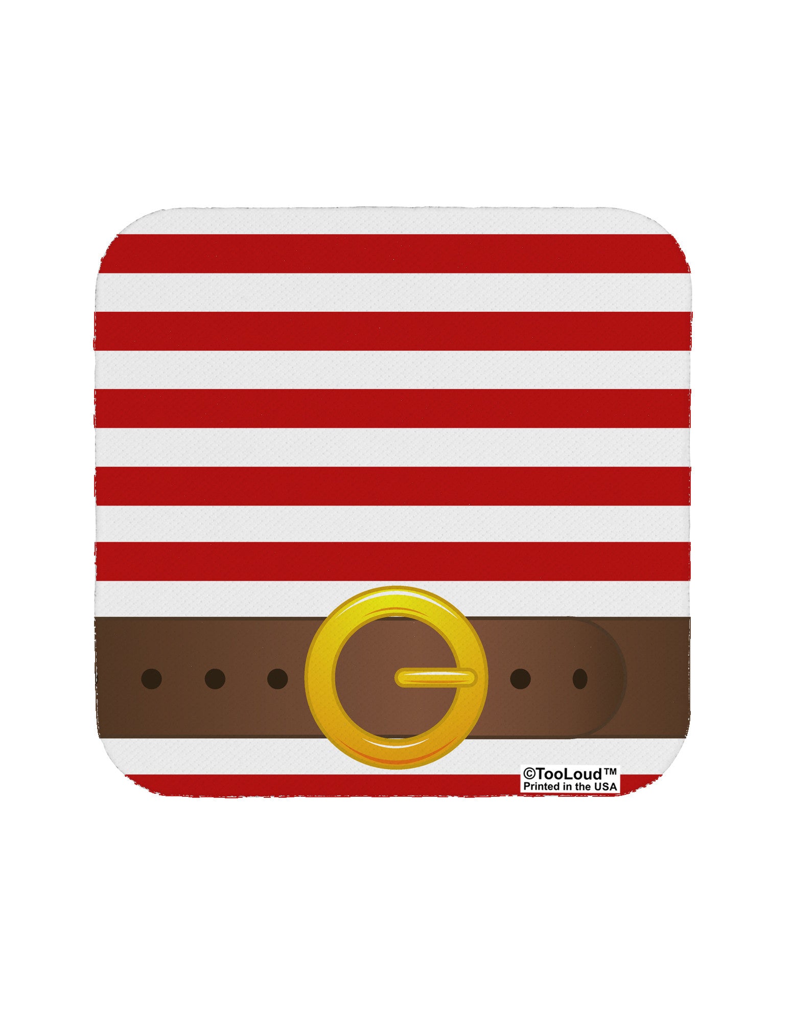 Pirate Crew Costume - Red Coaster All Over Print-Coasters-TooLoud-White-Davson Sales