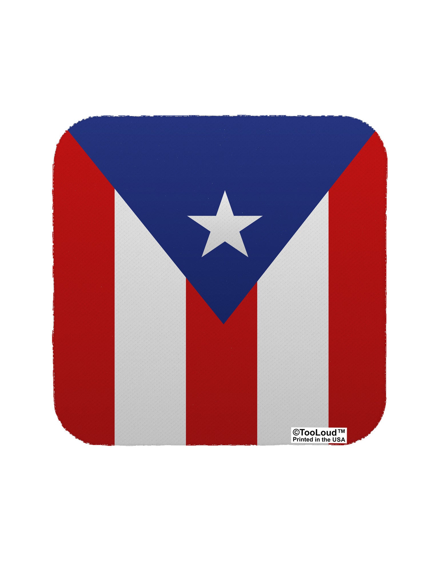 Puerto Rico Flag AOP Coaster All Over Print-Coasters-TooLoud-1-Davson Sales