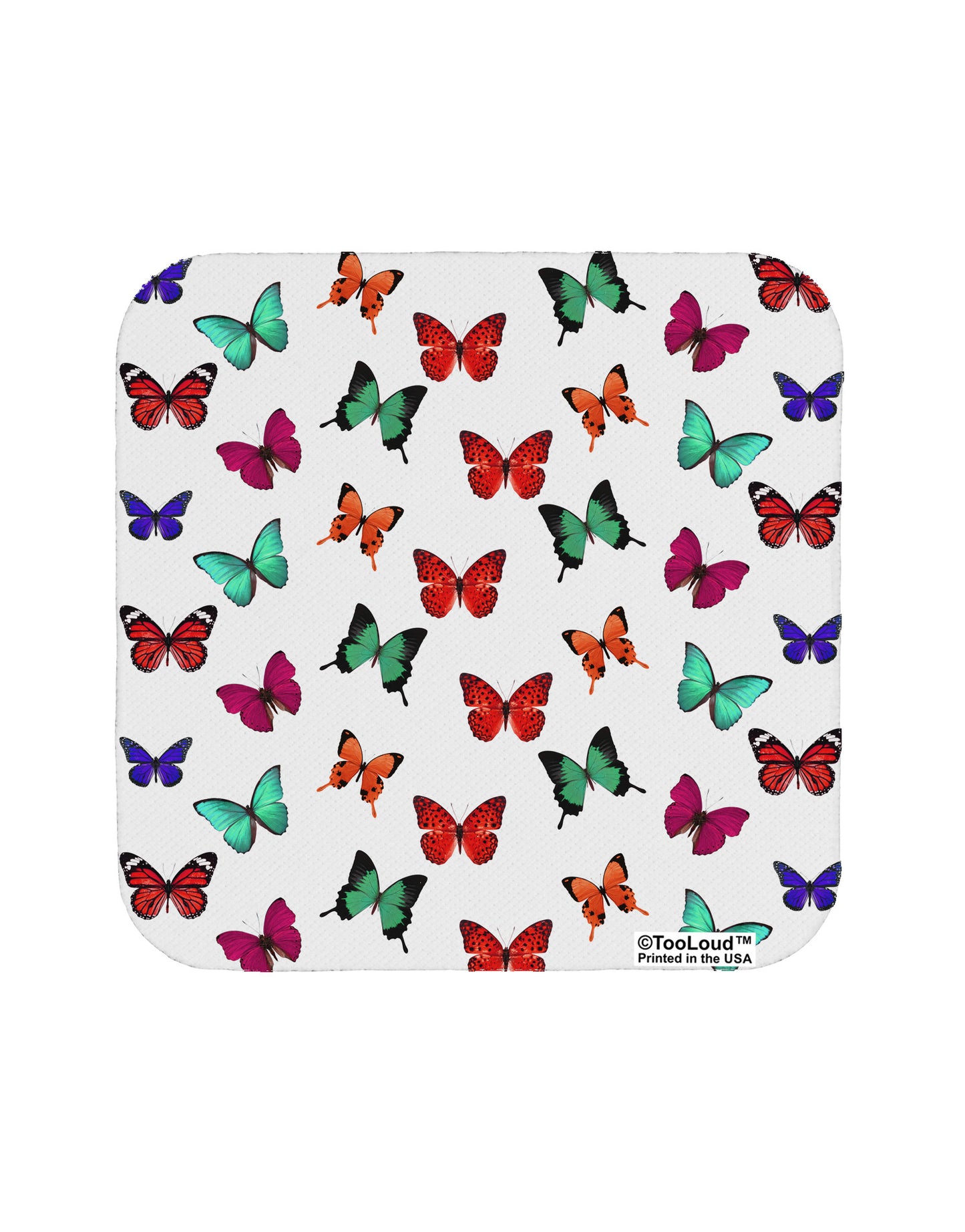 Pretty Butterflies AOP Coaster All Over Print-Coasters-TooLoud-1-Davson Sales