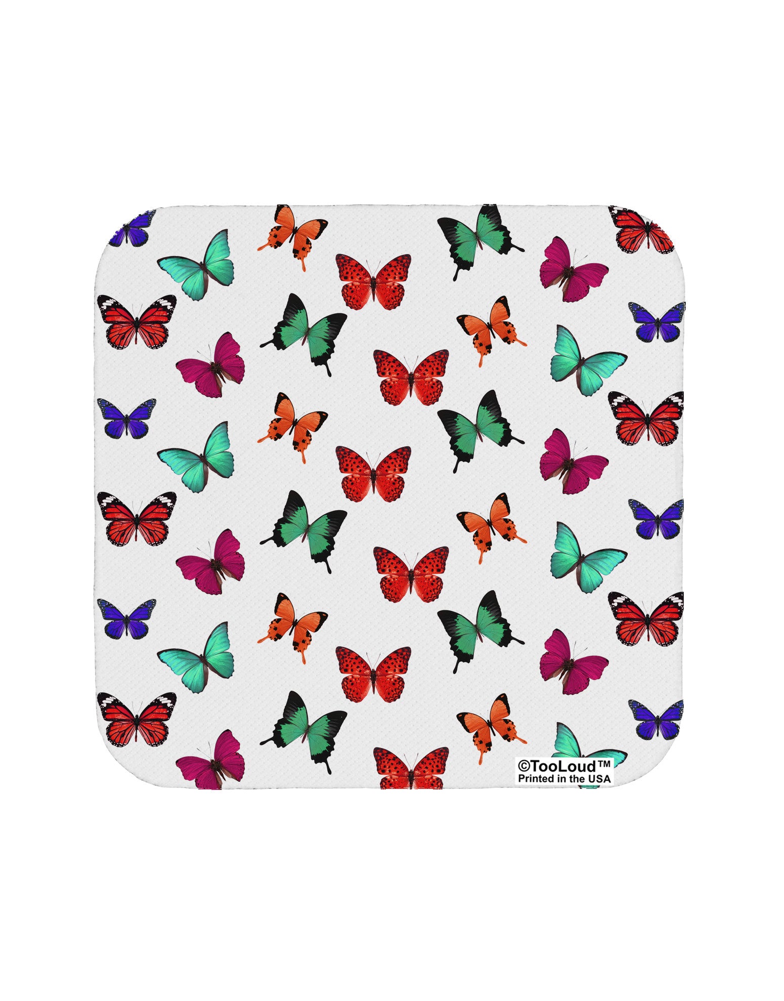 Pretty Butterflies AOP Coaster All Over Print-Coasters-TooLoud-1-Davson Sales