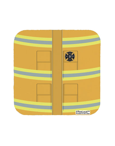 Firefighter Yellow AOP Coaster All Over Print-Coasters-TooLoud-White-Davson Sales