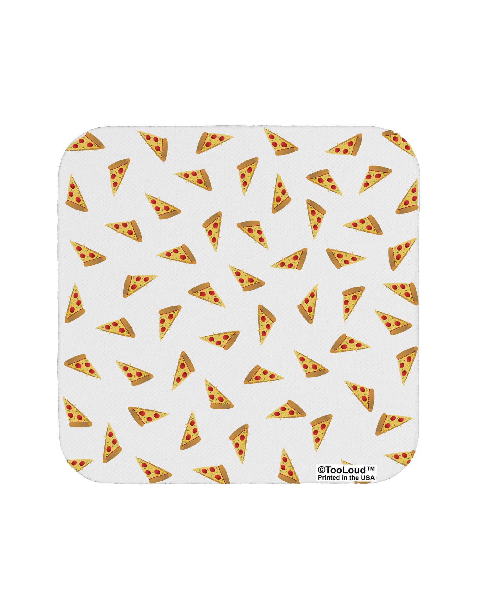 Pizza Slices AOP Coaster All Over Print-Coasters-TooLoud-1-Davson Sales