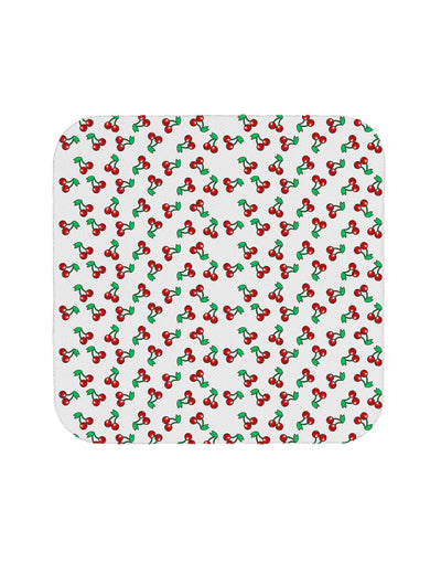 Cherries Everywhere Coaster by TooLoud-Coasters-TooLoud-White-Davson Sales