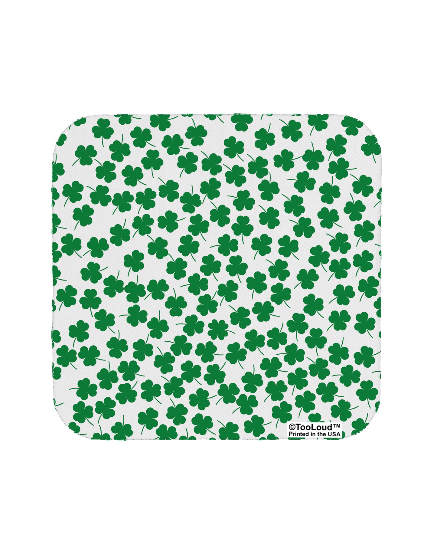 Find the 4 Leaf Clover Shamrocks Coaster All Over Print-Coasters-TooLoud-1-Davson Sales
