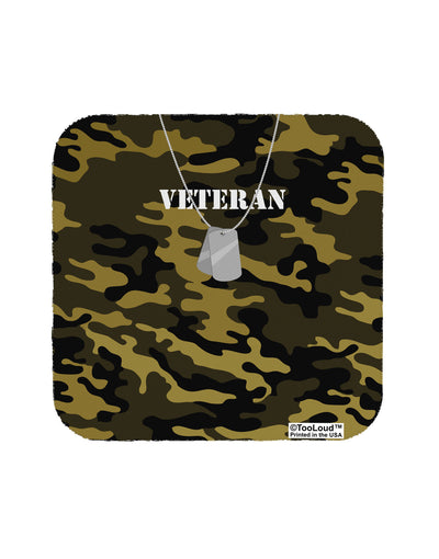 Veteran Dog Tags Coaster All Over Print-Coasters-TooLoud-White-Davson Sales