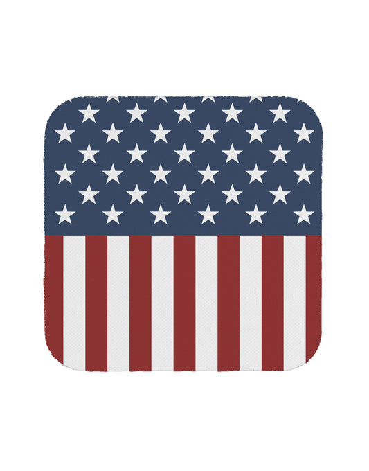 Stars and Stripes American Flag Coaster All Over Print-Coasters-TooLoud-White-Davson Sales