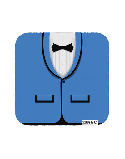 Blue Tuxedo Suit Costume Coaster All Over Print-Coasters-TooLoud-White-Davson Sales
