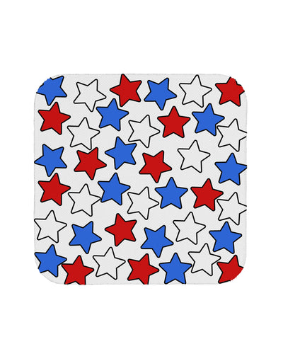 Red White And Blue Stars Coaster by TooLoud-Coasters-TooLoud-White-Davson Sales