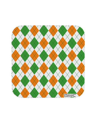 Irish Colors Argyle Pattern Coaster All Over Print-Coasters-TooLoud-1-Davson Sales