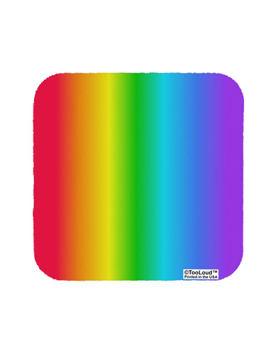 Vertical Rainbow Gradient Coaster All Over Print by TooLoud-Coasters-TooLoud-White-Davson Sales