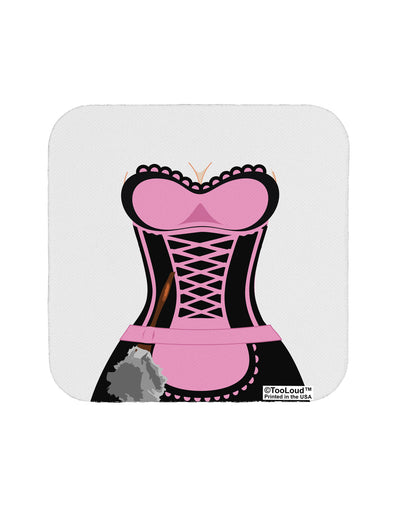 French Maid Pink AOP Coaster All Over Print-Coasters-TooLoud-White-Davson Sales