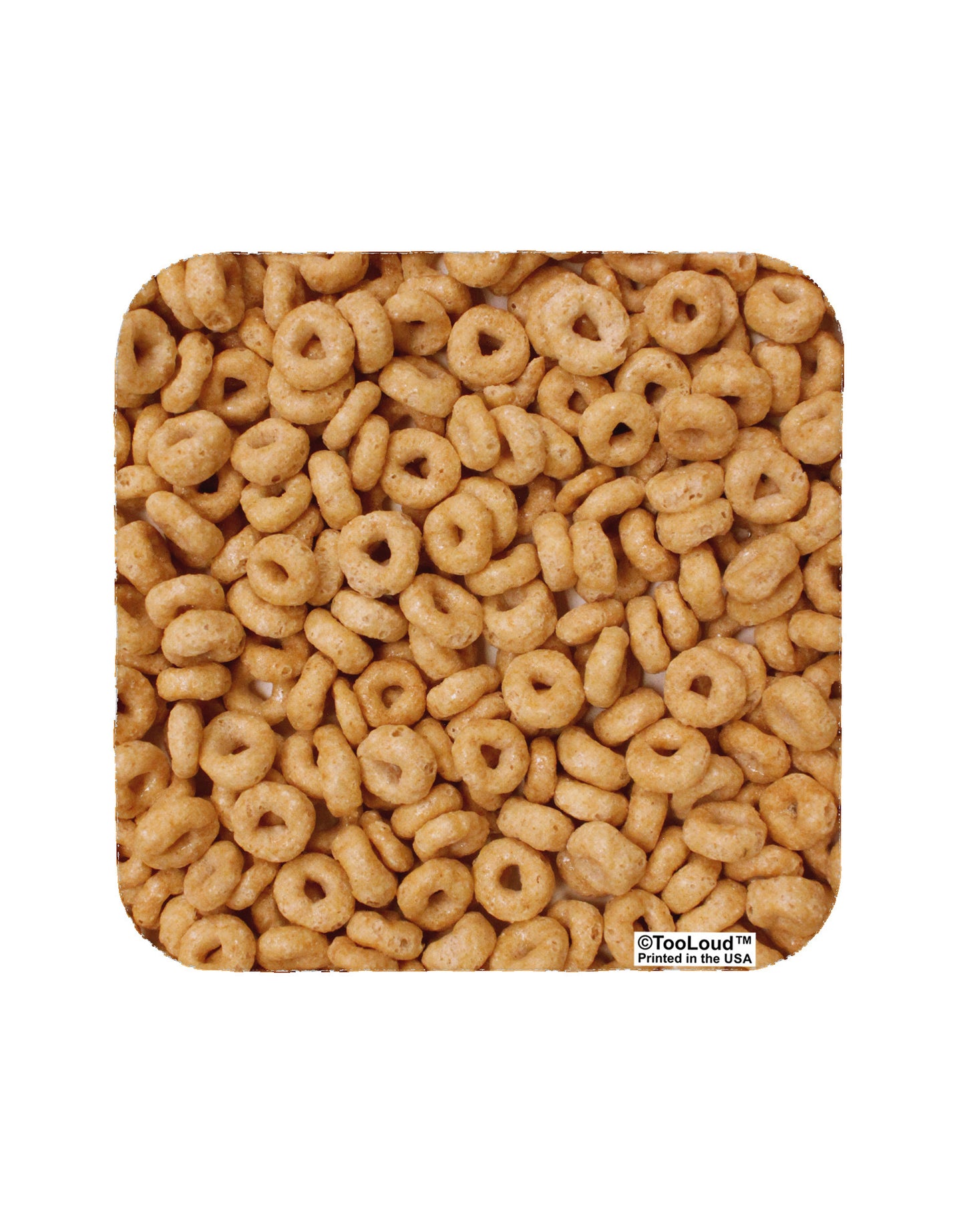 Breakfast Cereal All Over Coaster All Over Print-Coasters-TooLoud-White-Davson Sales