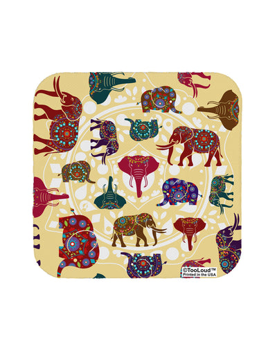 Indian Elephants AOP Coaster All Over Print-Coasters-TooLoud-1-Davson Sales