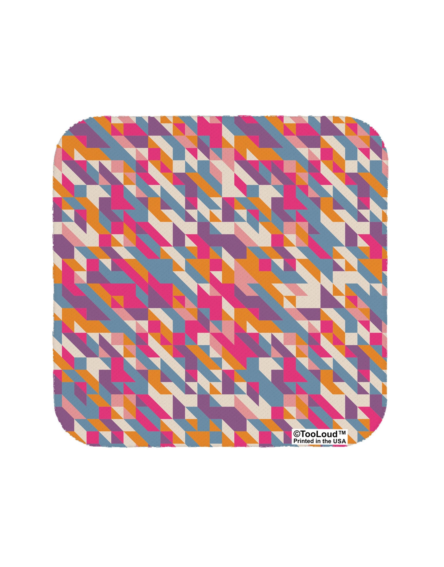 Jagged Edge Mosaic AOP Coaster All Over Print-Coasters-TooLoud-1-Davson Sales