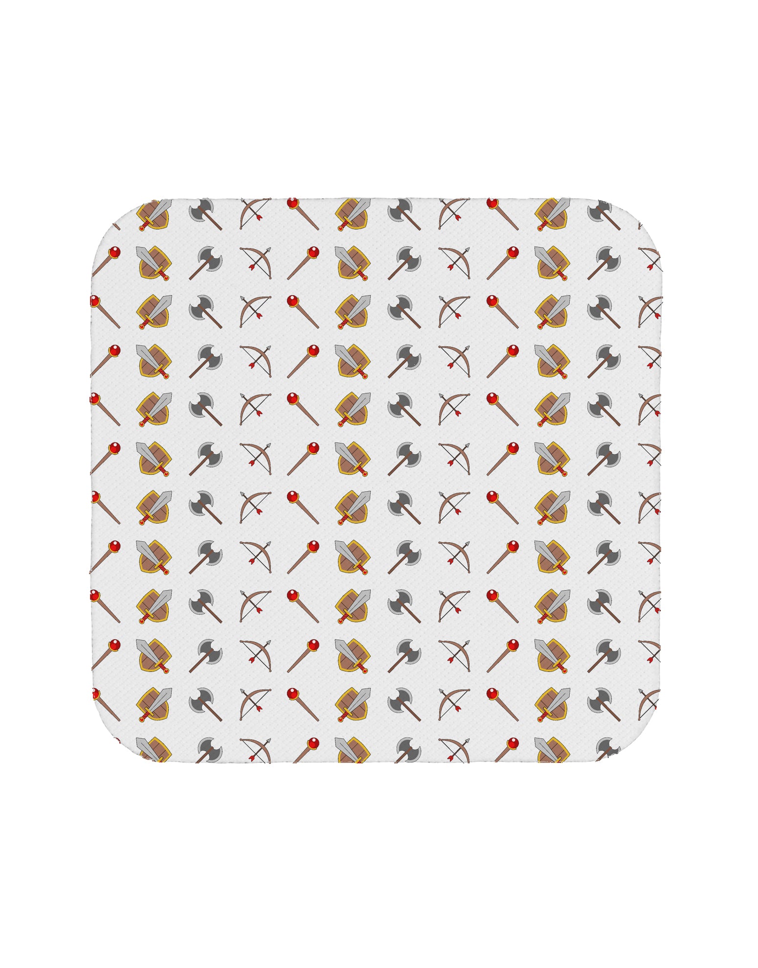 Fantasy Weapons Coaster by TooLoud-Coasters-TooLoud-White-Davson Sales