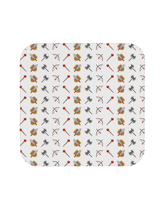 Fantasy Weapons Coaster by TooLoud-Coasters-TooLoud-White-Davson Sales