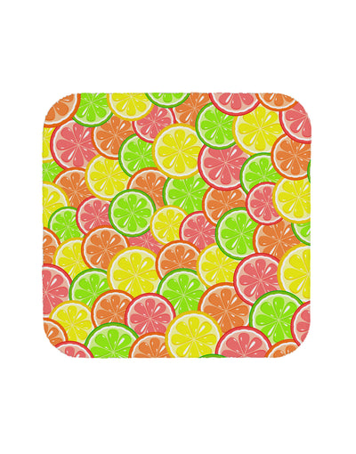 Colorful Citrus Fruits Coaster All Over Print-Coasters-TooLoud-White-Davson Sales