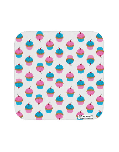 Cute Cupcakes AOP Coaster All Over Print-Coasters-TooLoud-1-Davson Sales