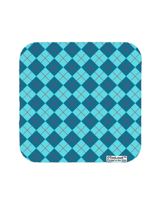 Blue Argyle AOP Coaster All Over Print by TooLoud-Coasters-TooLoud-1-Davson Sales