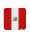 Peru Flag AOP Coaster All Over Print-Coasters-TooLoud-1-Davson Sales