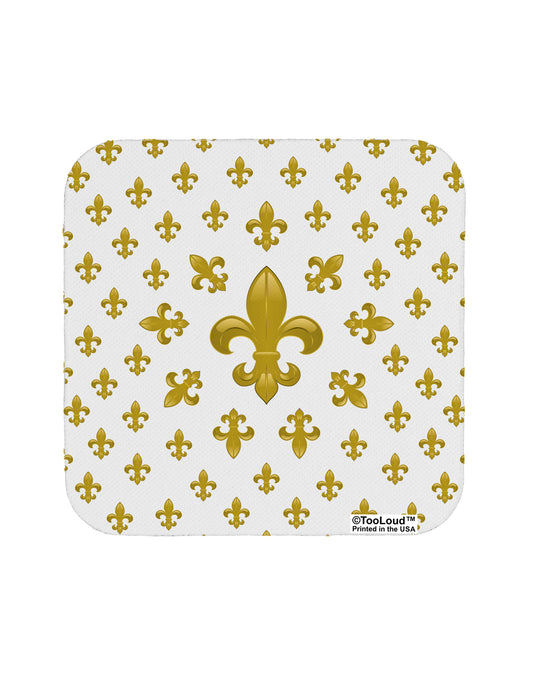 Gold Fleur De Lis AOP Coaster All Over Print by TooLoud-Coasters-TooLoud-1-Davson Sales
