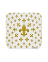Gold Fleur De Lis AOP Coaster All Over Print by TooLoud-Coasters-TooLoud-1-Davson Sales