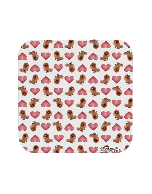 Pomeranian Hearts AOP Coaster All Over Print-Coasters-TooLoud-1-Davson Sales