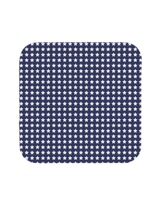 Americana Stars Pattern Coaster All Over Print-Coasters-TooLoud-White-Davson Sales