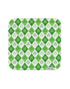 St Patrick's Day Green Shamrock Argyle Coaster All Over Print-Coasters-TooLoud-1-Davson Sales