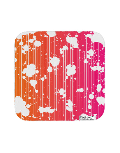 Splatter AOP - Orange Pink Coaster All Over Print-Coasters-TooLoud-1-Davson Sales