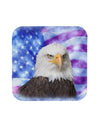 All American Eagle All Over Coaster All Over Print by TooLoud-Coasters-TooLoud-White-Davson Sales
