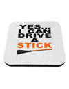 Drive Stick Orange Coaster-Coasters-TooLoud-White-Davson Sales