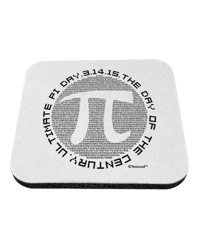 Ultimate Pi Day - Retro Computer Style Pi Circle Coaster by TooLoud-Coasters-TooLoud-White-Davson Sales