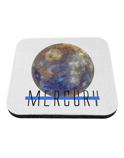 Planet Mercury Text Coaster by TooLoud-Coasters-TooLoud-1-Davson Sales