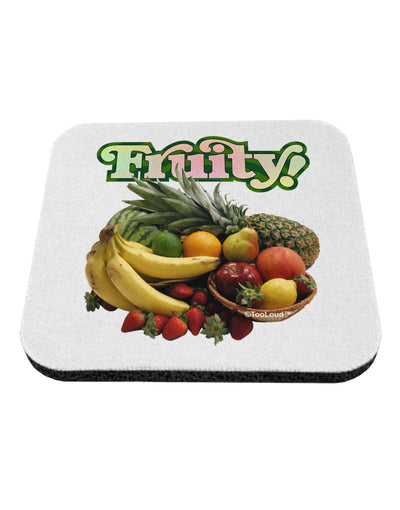 Fruity Fruit Basket Coaster-Coasters-TooLoud-White-Davson Sales