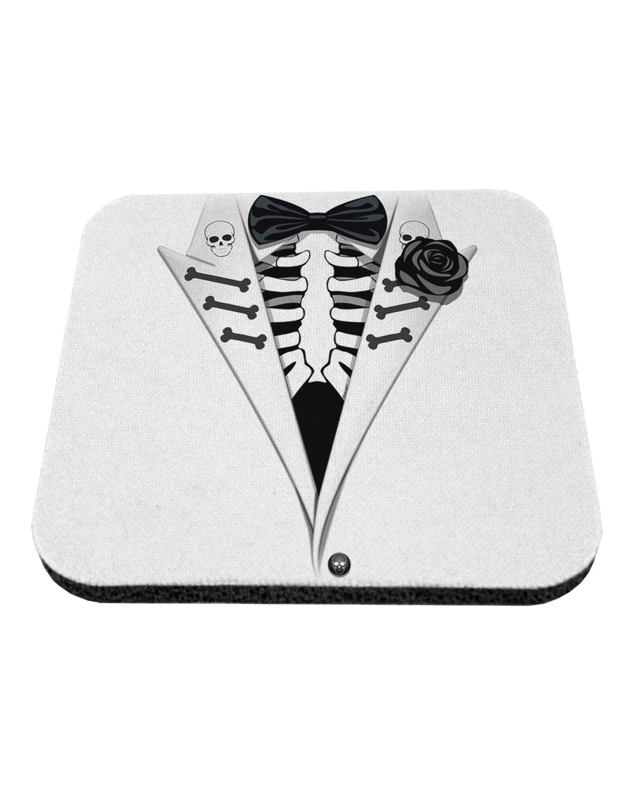 Skeleton Tuxedo Halloween Coaster-Coasters-TooLoud-White-Davson Sales