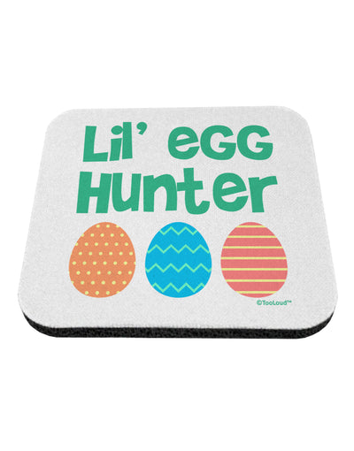 Lil' Egg Hunter - Easter - Green Coaster by TooLoud-Coasters-TooLoud-White-Davson Sales