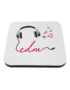 EDM Cord Pink Coaster-Coasters-TooLoud-White-Davson Sales